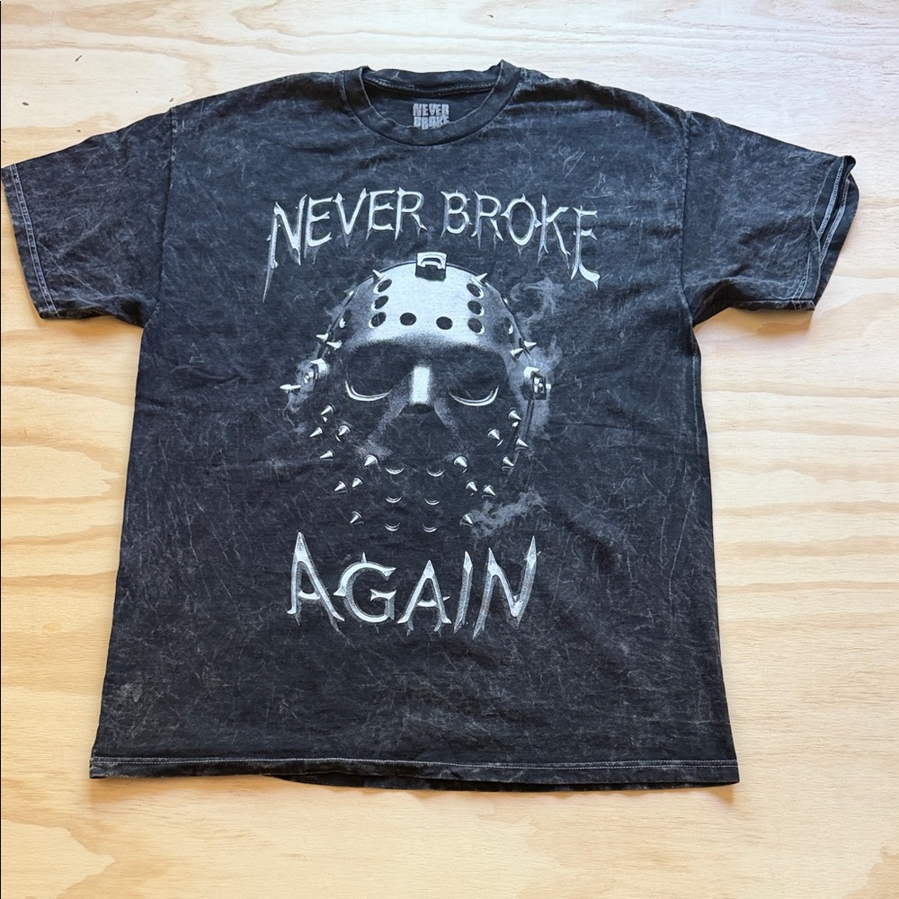 Never Broke Again Graphic Tee - Black Men’s Short Sleeve Shirt